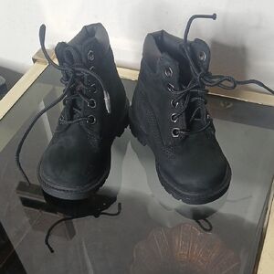 Timberland Black Toddler Boots Size 5c